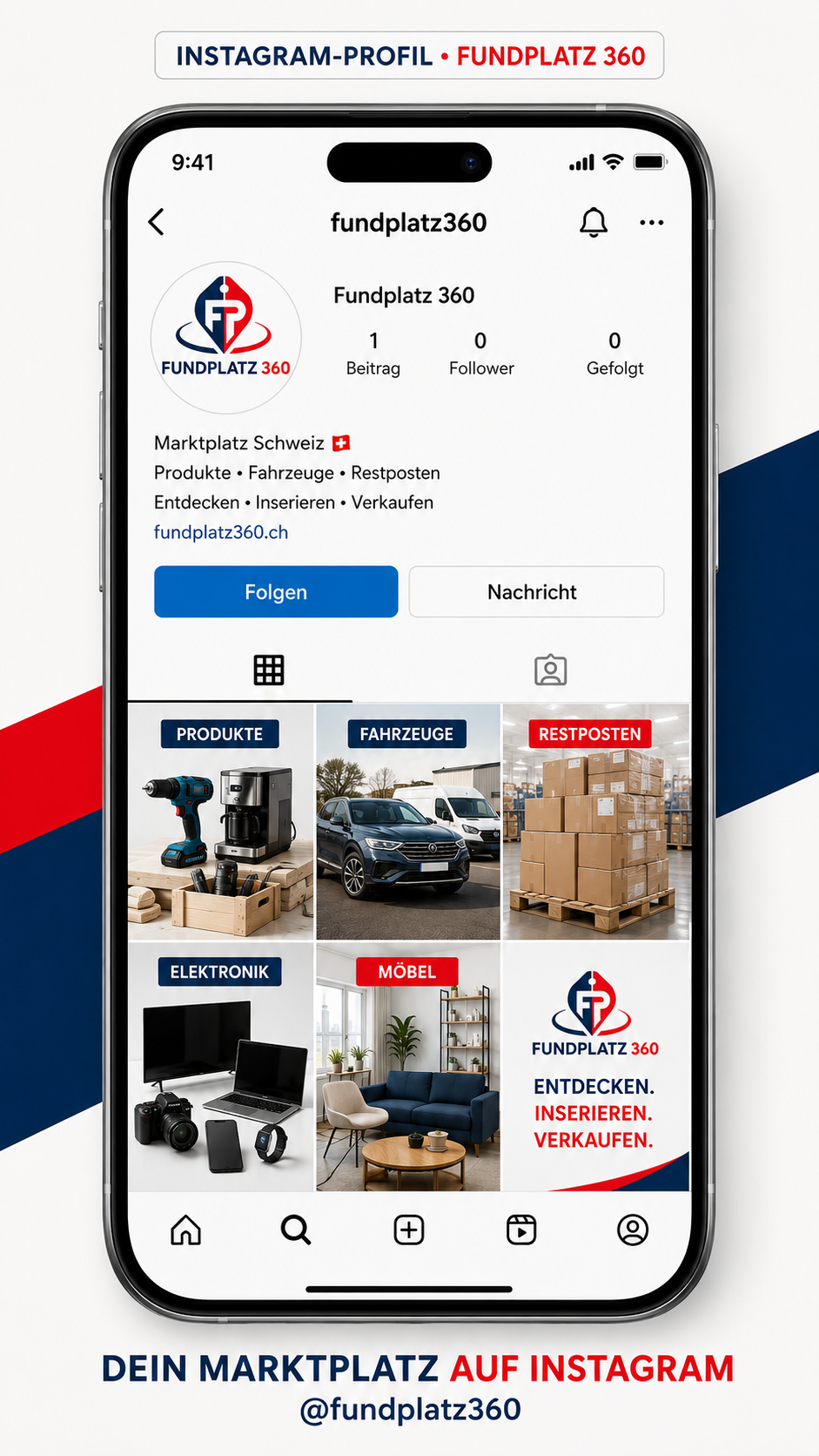 Fundplatz 360 Instagram Profil